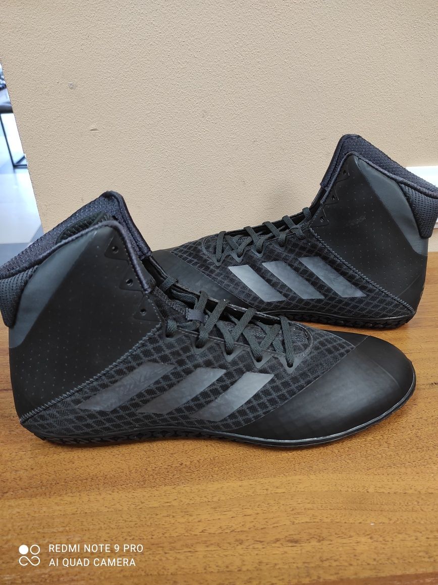 ОРИГІНАЛ 100% Боксерки Adidas Mat Wizard 4 black/carbon ac6971 51 1/3