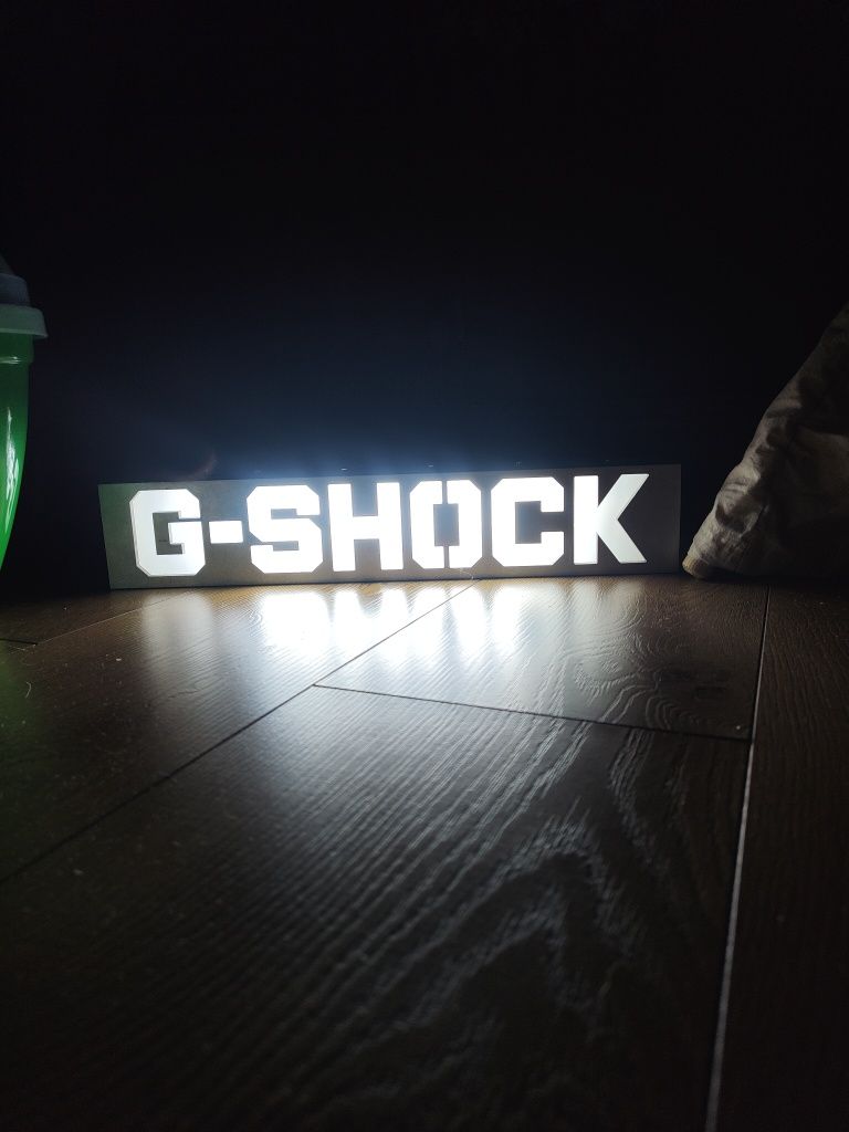 Lampka LED Casio G-Shock wykonana na zamówienie Aluminium