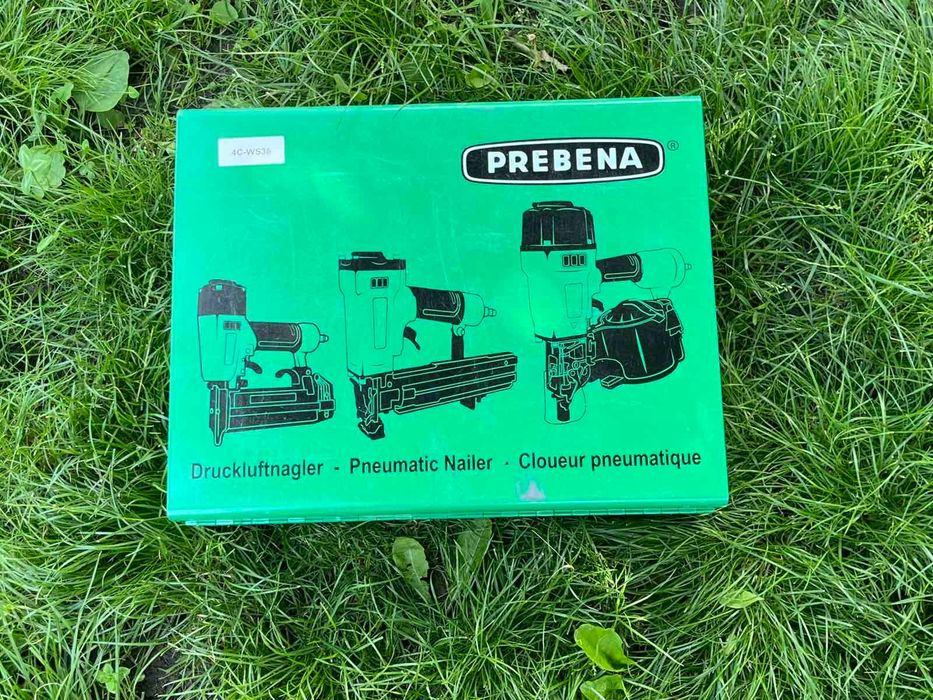 Пневмопістолет скобозабивний каркасний Prebena 4c-WS38