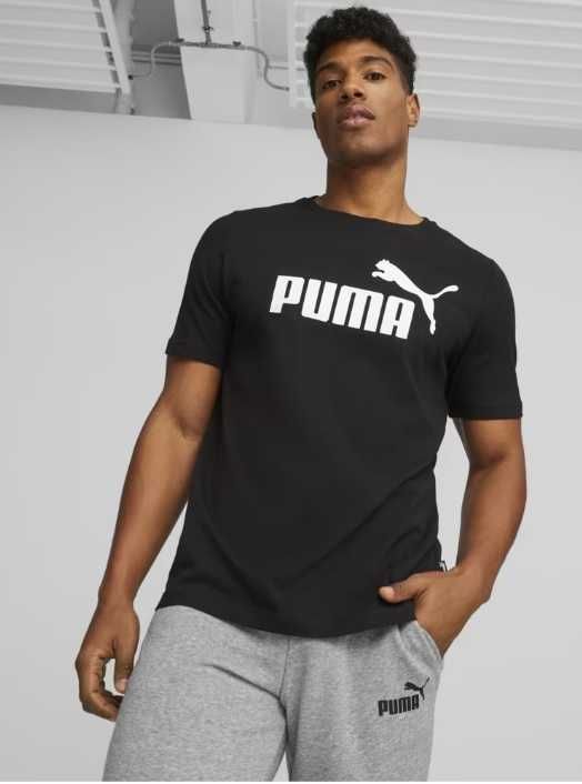 Оригінал Puma Нова футболка ESSENTIALS LOGO MEN'S TEE