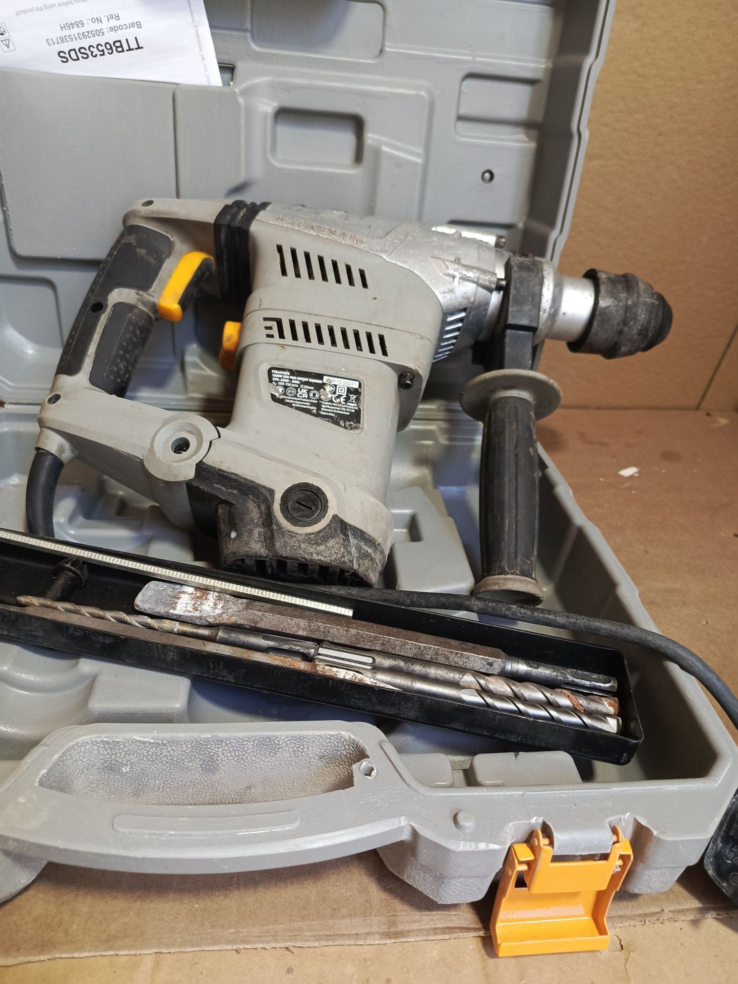 Mlotowiertarka udarowa titan SDS plus mlot udarowy TTB653sds