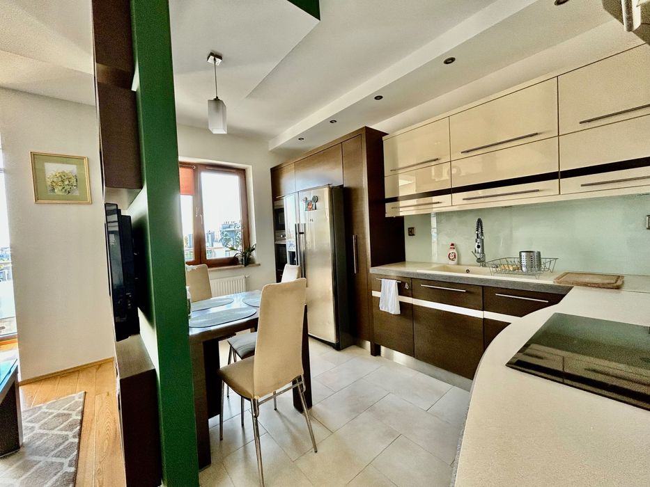 Apartament, ostatnie piętro, Wiślane Tarasy, klima