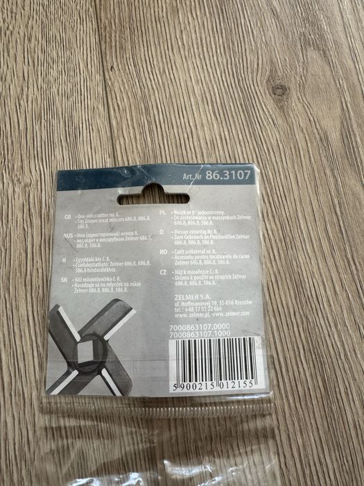 Nożyk jednostronny nr 8 do maszynki Zelmer