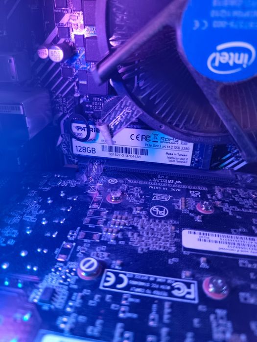 Игровой ПК i3 10100f ОЗУ 16gb m2 120gb hdd 1tb gforce gtx 1050ti блок