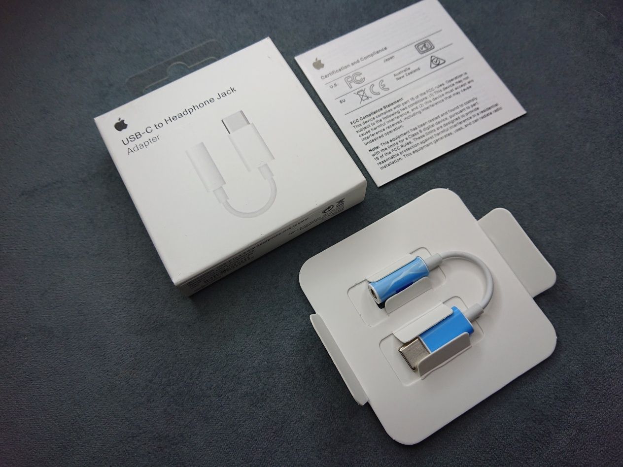 Переходник Apple USB-C to 3.5mm Type-C Адаптер