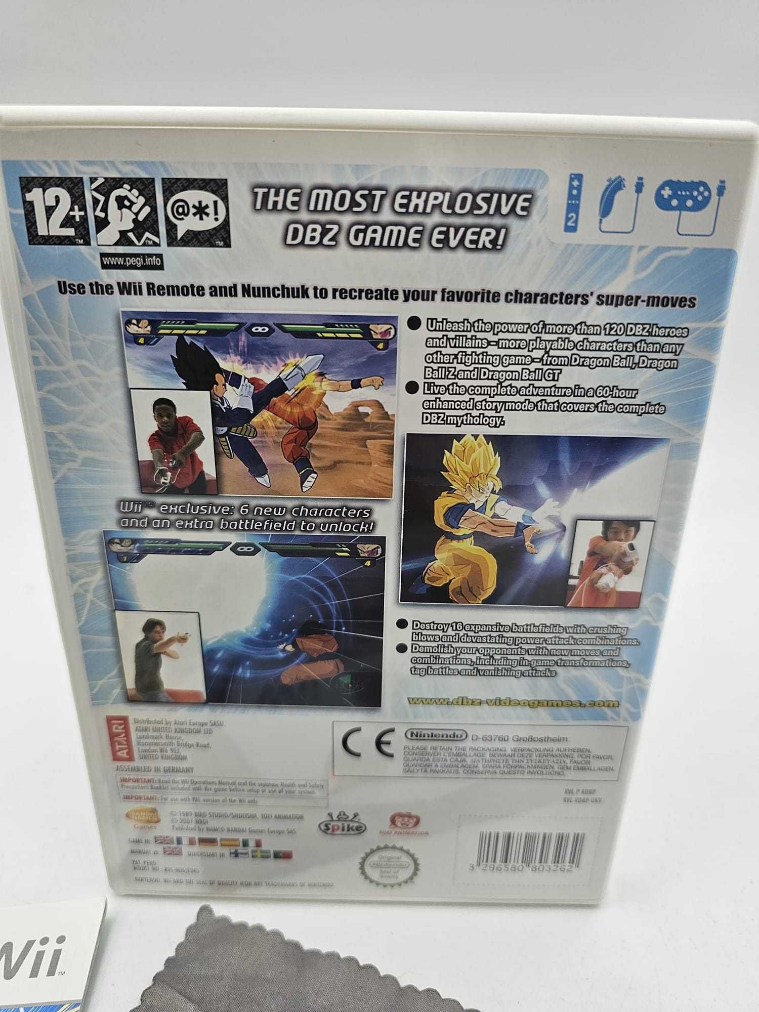 Dragon Ball Z Budokai Tenkaichi 2 Nintendo Wii komplet zadbana