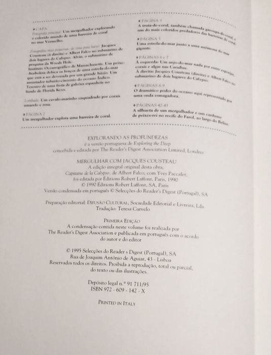 Livro: "Explorando as Profundezas"