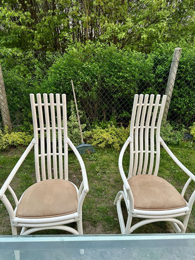 Stylowe Krzesła 6 sztuk komplet Białe!