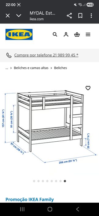 Beliche IKEA Mydal