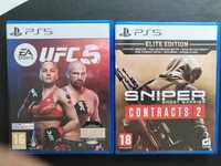 Gry PS5 SNIPER ghost WARRIOR 2 i UFC 5