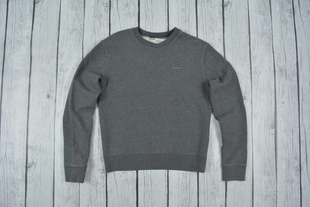 Off-White OFF Arrow Logo Slim Crewneck Bluza Rozmiar S