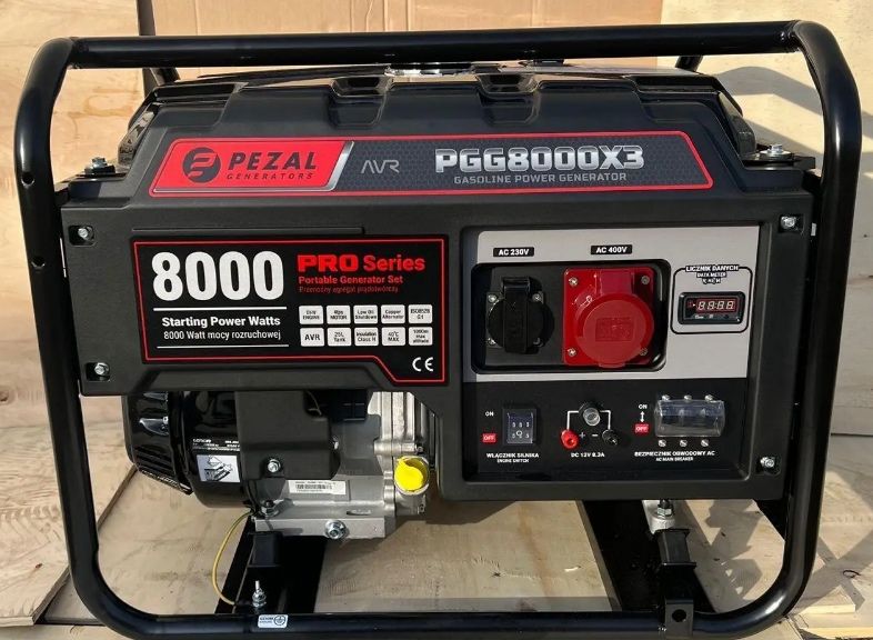 Бензиновий генератор Pezal PGG8000X3 – трифазна