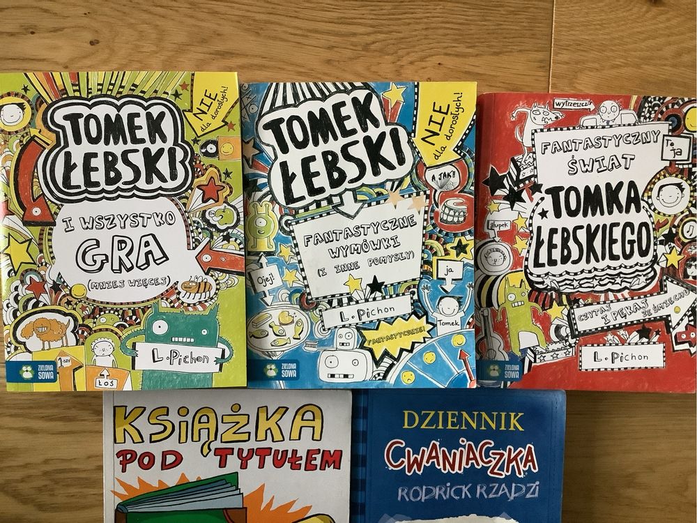 Tomek Łebski, Dziennik Cwaniaczka książki dla dzieci