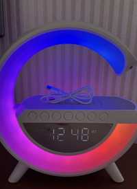 Светильник - ночник Led RGB, с блютус колонкой и беспроводной