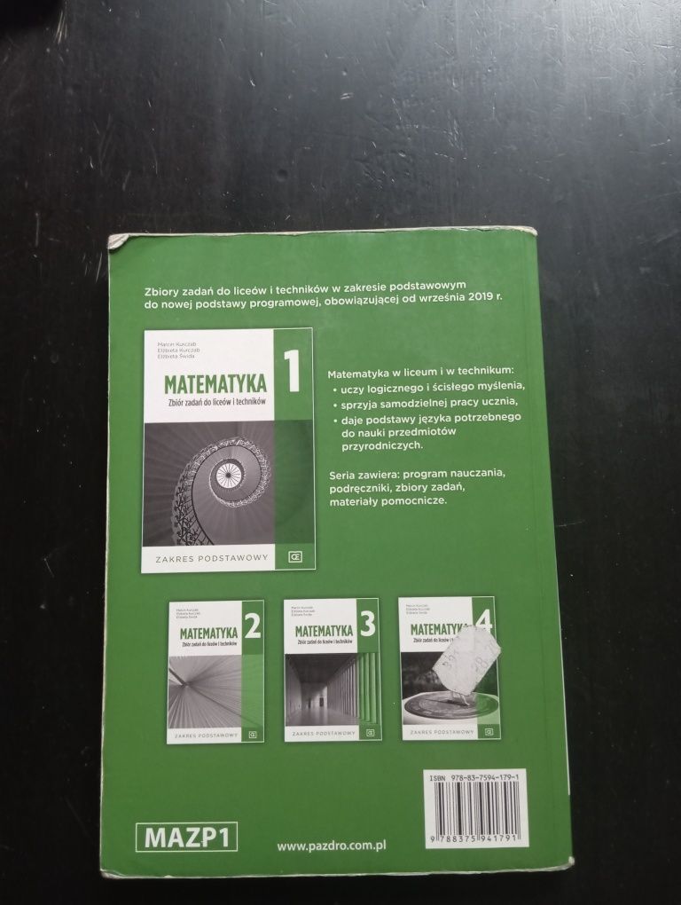 Zbiór zadań 1 Matematyka zakres podstawowy