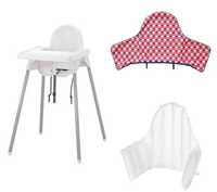IKEA ANTILOP. Стул для кормления IKEA со столешницей + подушка + чехол