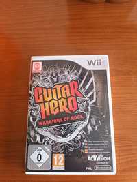 Jogo guitar hero Warriors of Rock wii