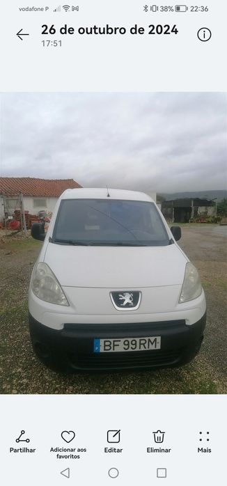 Peugeot parter 3 lugares