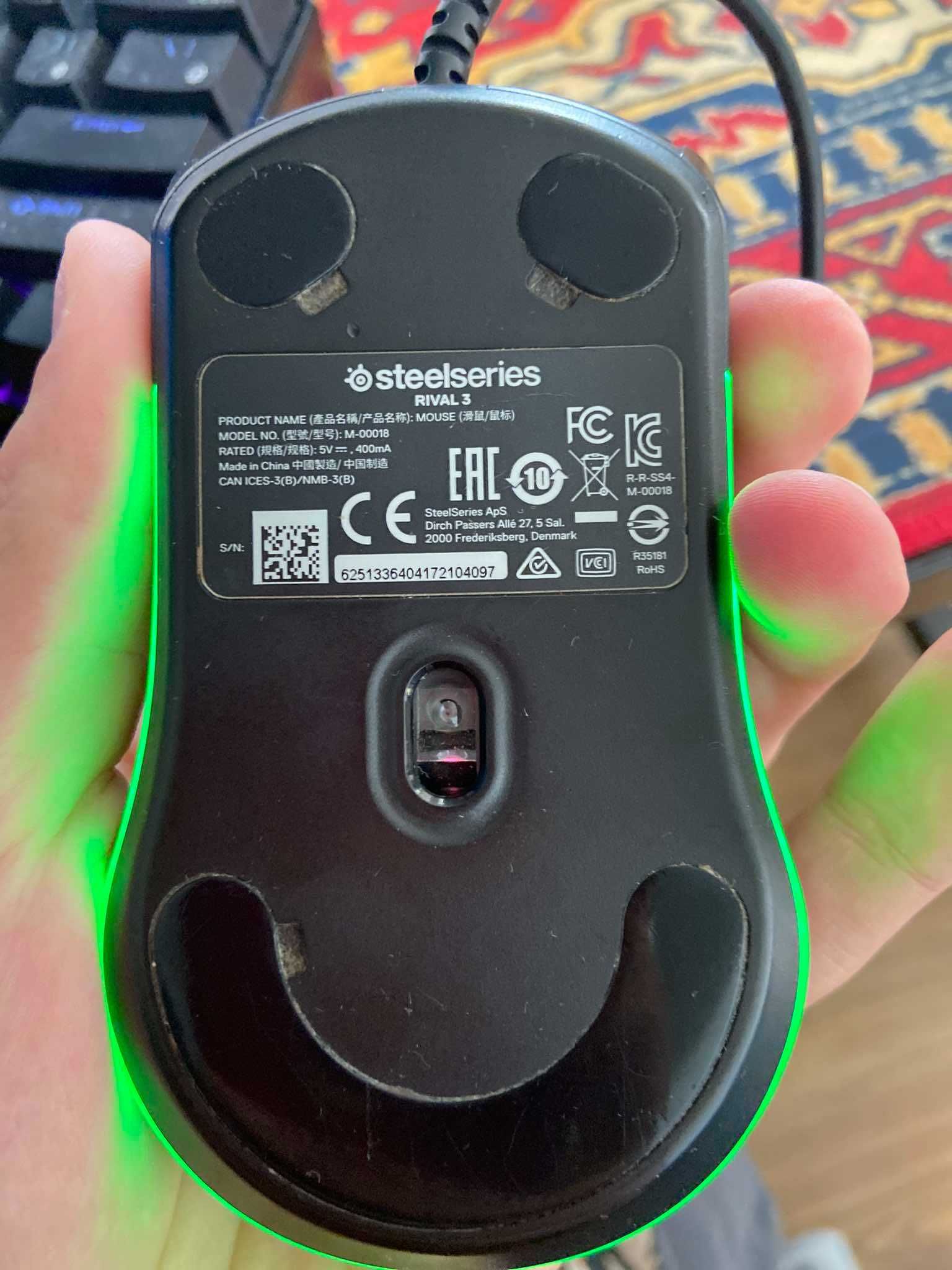 Myszka SteelSeries Rival 3