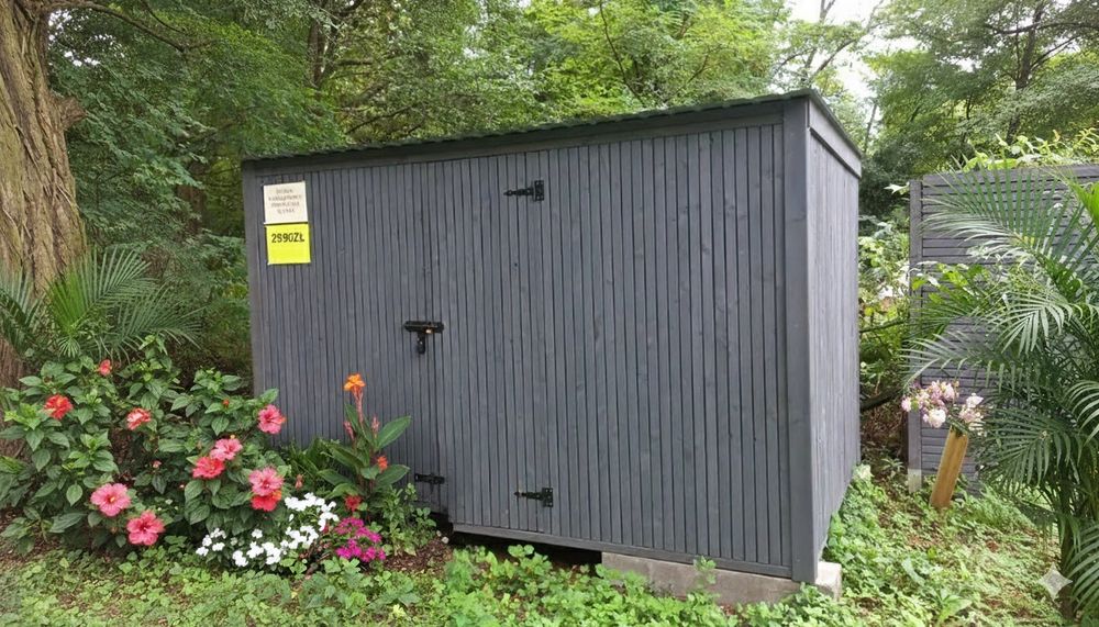 Domek ogrodowy. 2m x 3m swierk skandynawski