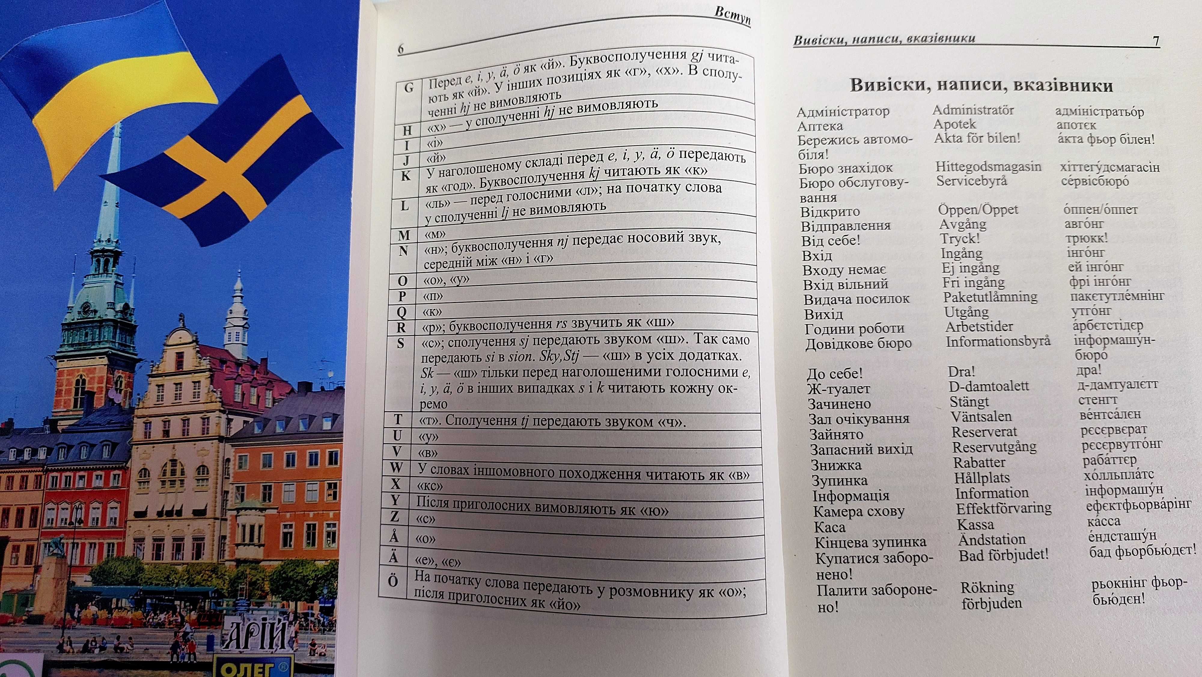 Українсько швецький розмовник для спілкування з вимовою Арій 2023р