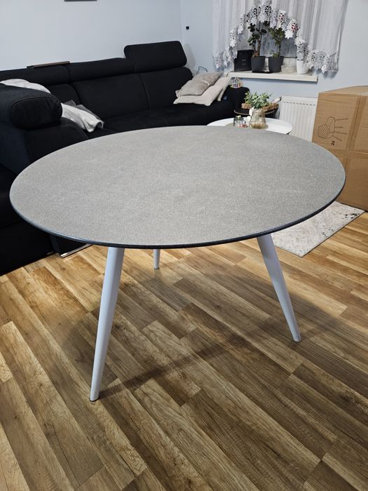 Stół okrągły szklany