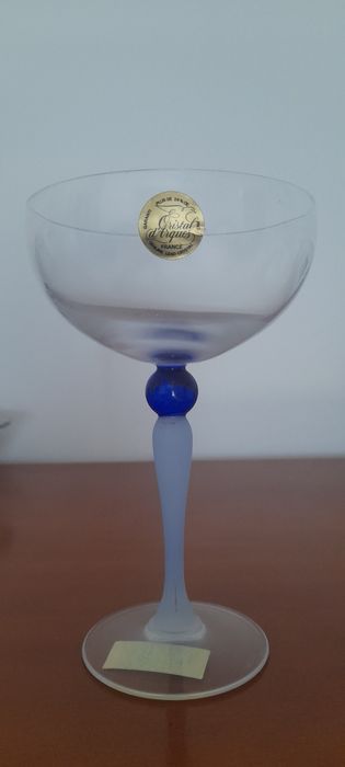 Conjunto 12 taças de champanhe Cristal D'Arque