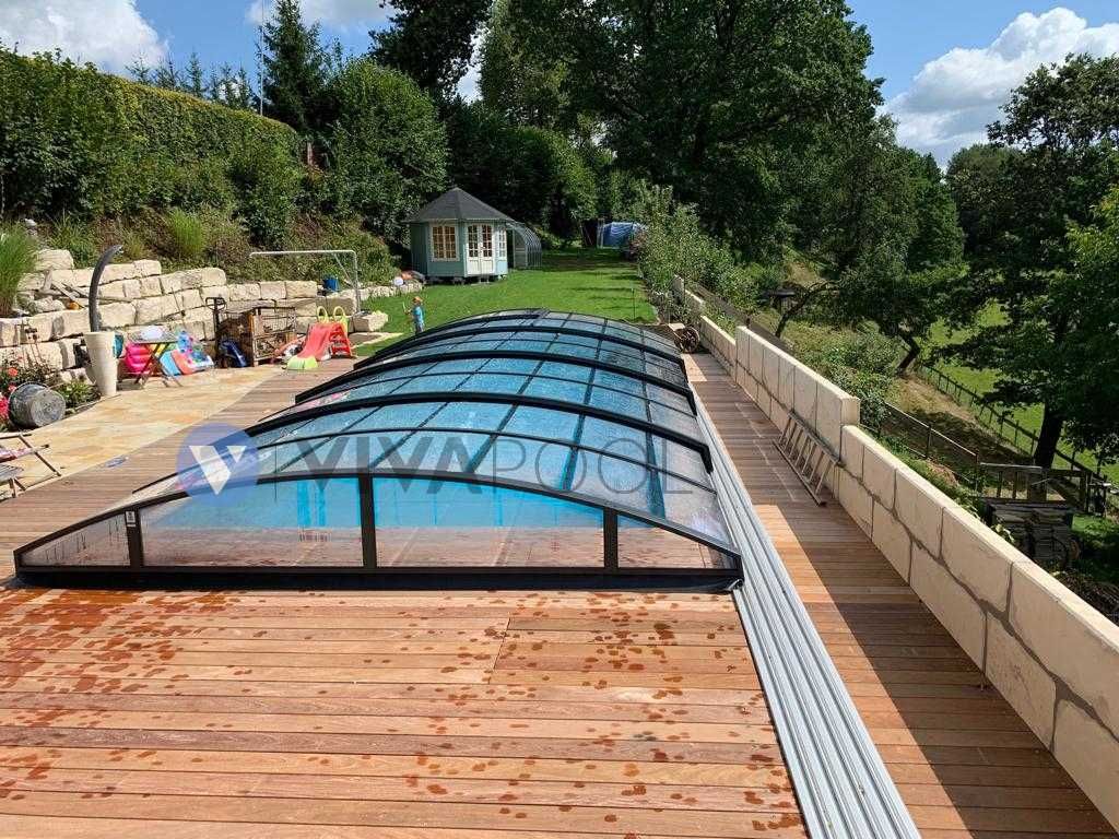 Zadaszenie basenowe średnie/niskie Casablanca 10,29x,4,5x0,8
