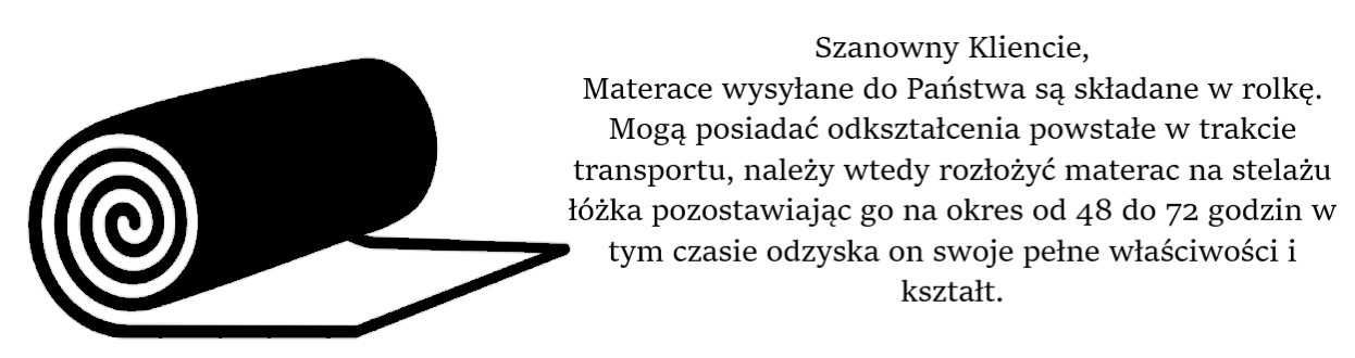 Materac do spania kieszeniowy COMO 90x200 kokos pianka HR profilowana