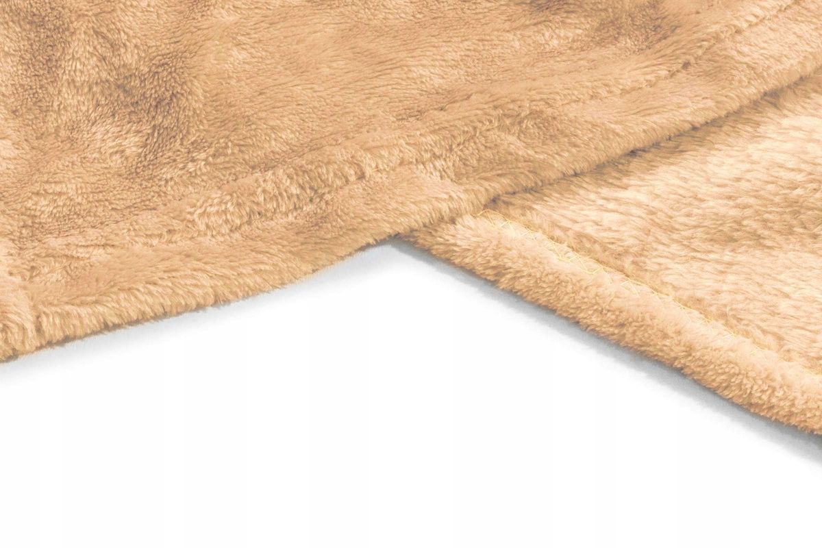 Koc 150x200 Mikrofibra Pluszowa Jednolity Miękki Gładki Vidal 04