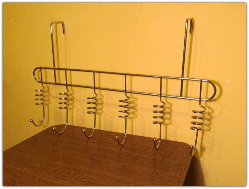 Wieszaki metalowy na drzwi Spirale