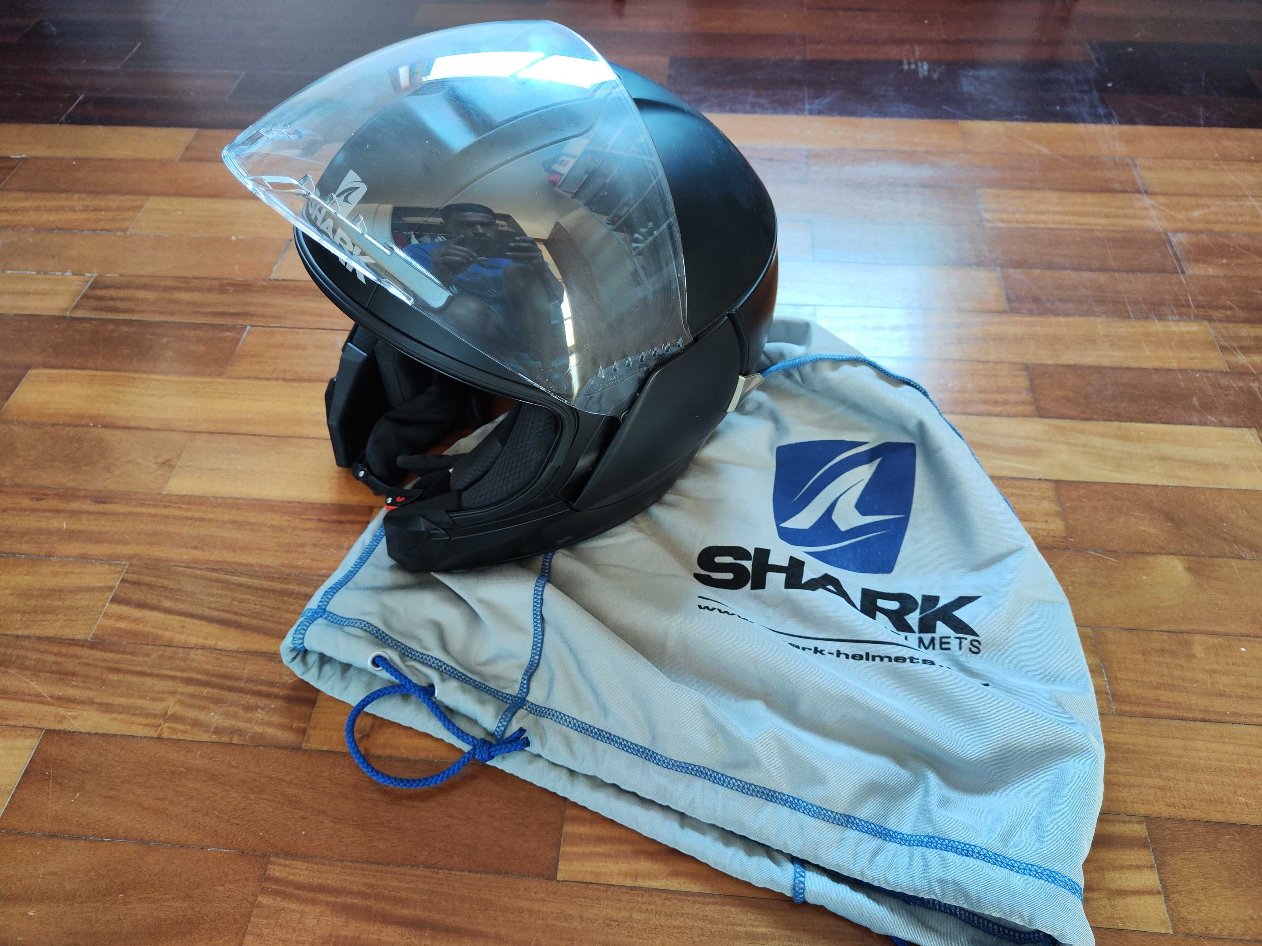 Capacete Shark Citycruiser Blank Preto Mate M