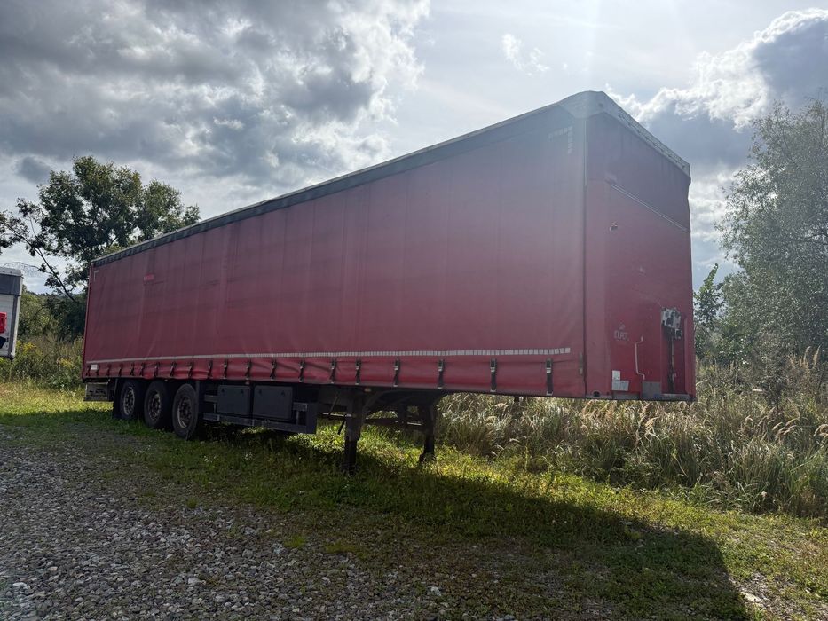 Schmitz Cargobull SCS 24/L  Schmitz SCS 24/L , plandeka , firanka , uszkodzona rama , zar. w PL