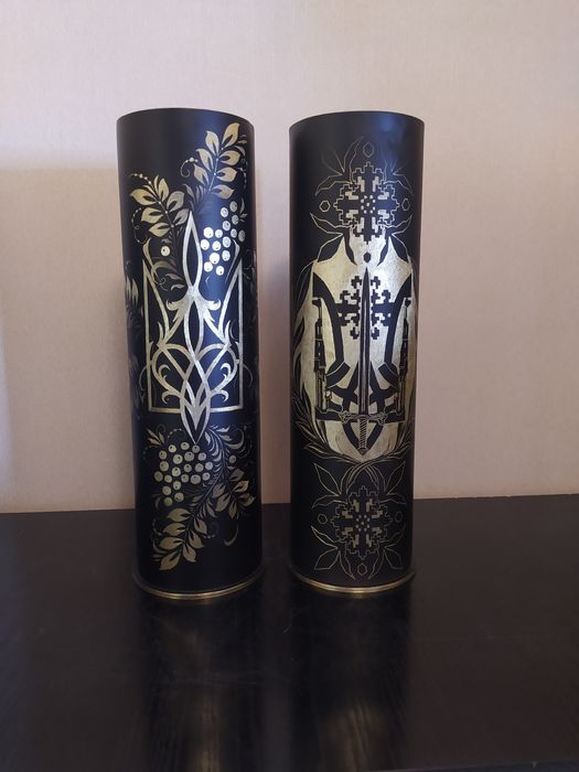 Гільзи сувенірні ручної роботи на подарунок чи аукціон