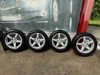 Audi A4 B8, A5 Alufelgi 16 cali 5x112 66.6 opony zimowe 205/55/16