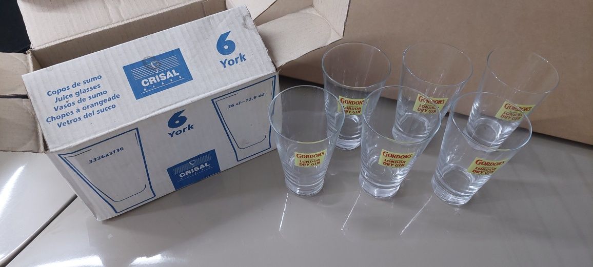 Copos gin Gordons - Nunca usados