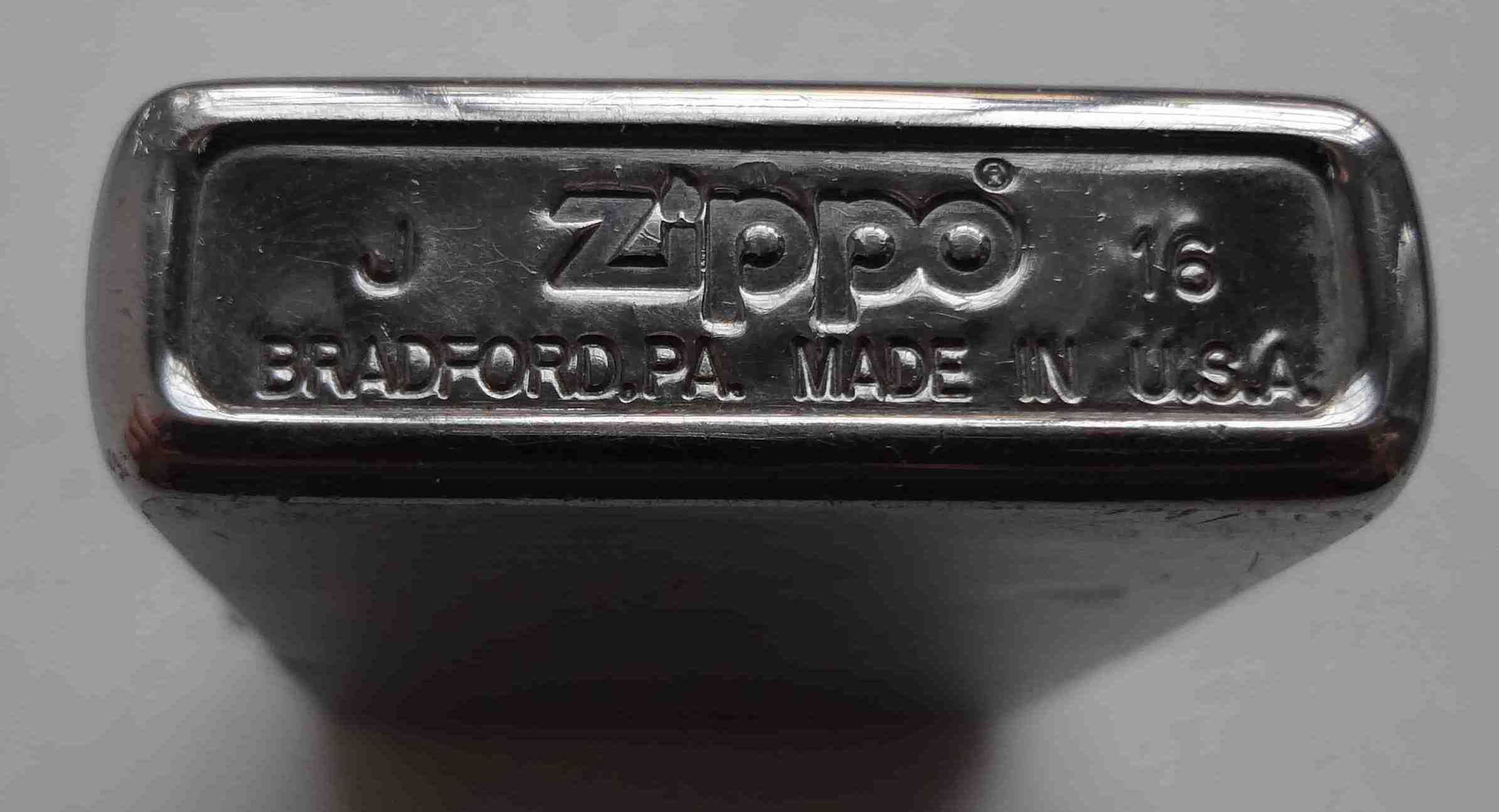 Зажигалка Zippo bradford pa бензиновая