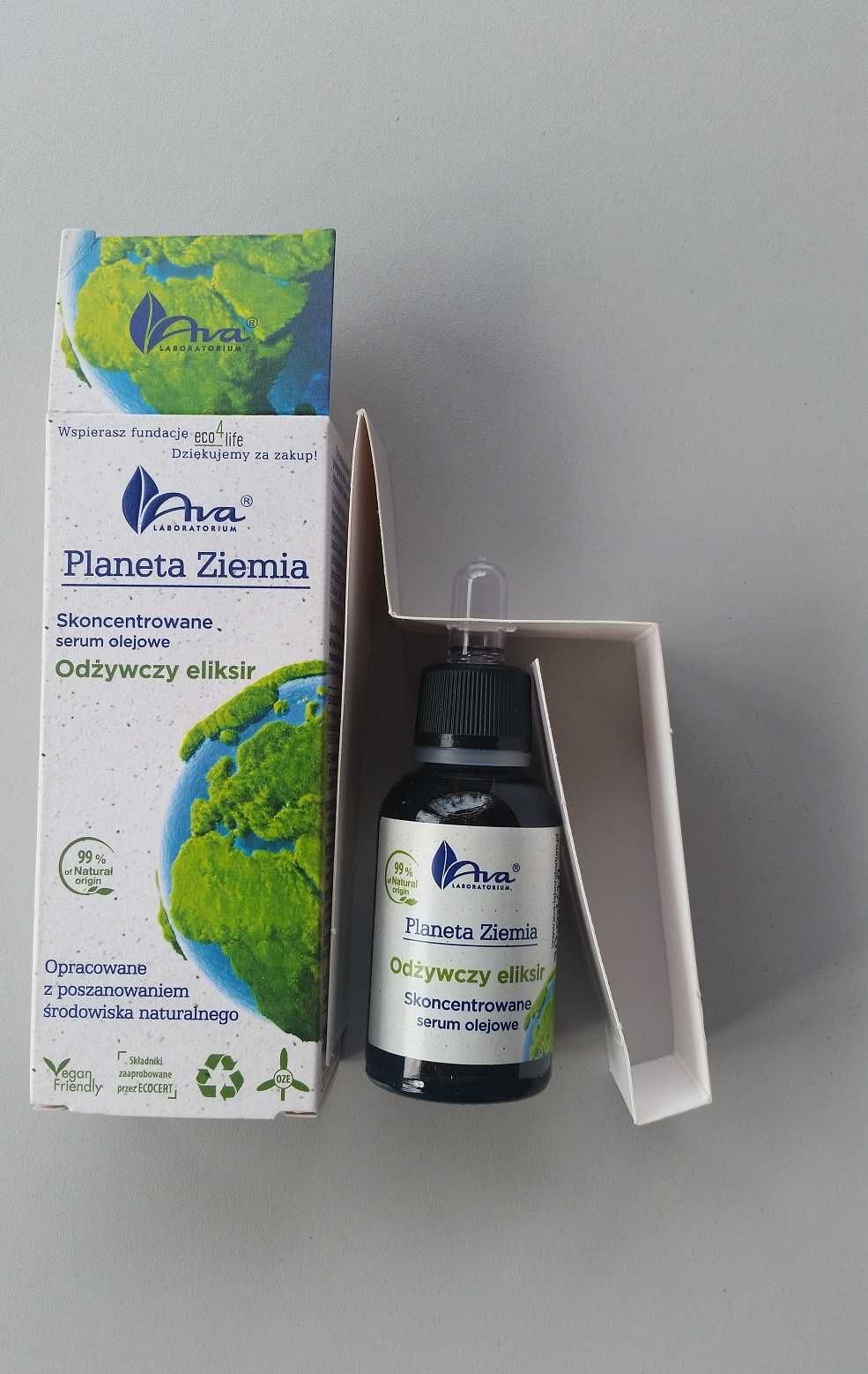 Ava Planet Ziemia serum olejowe odżywczy eliksir vege vegan eco