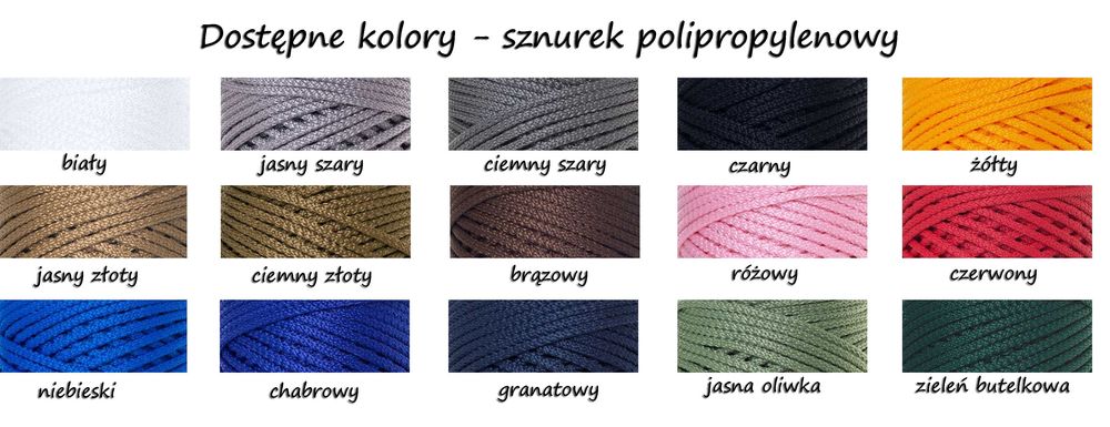 Kwietnik wiszący ze sznurka trzyramienny polipropylen K3P-04