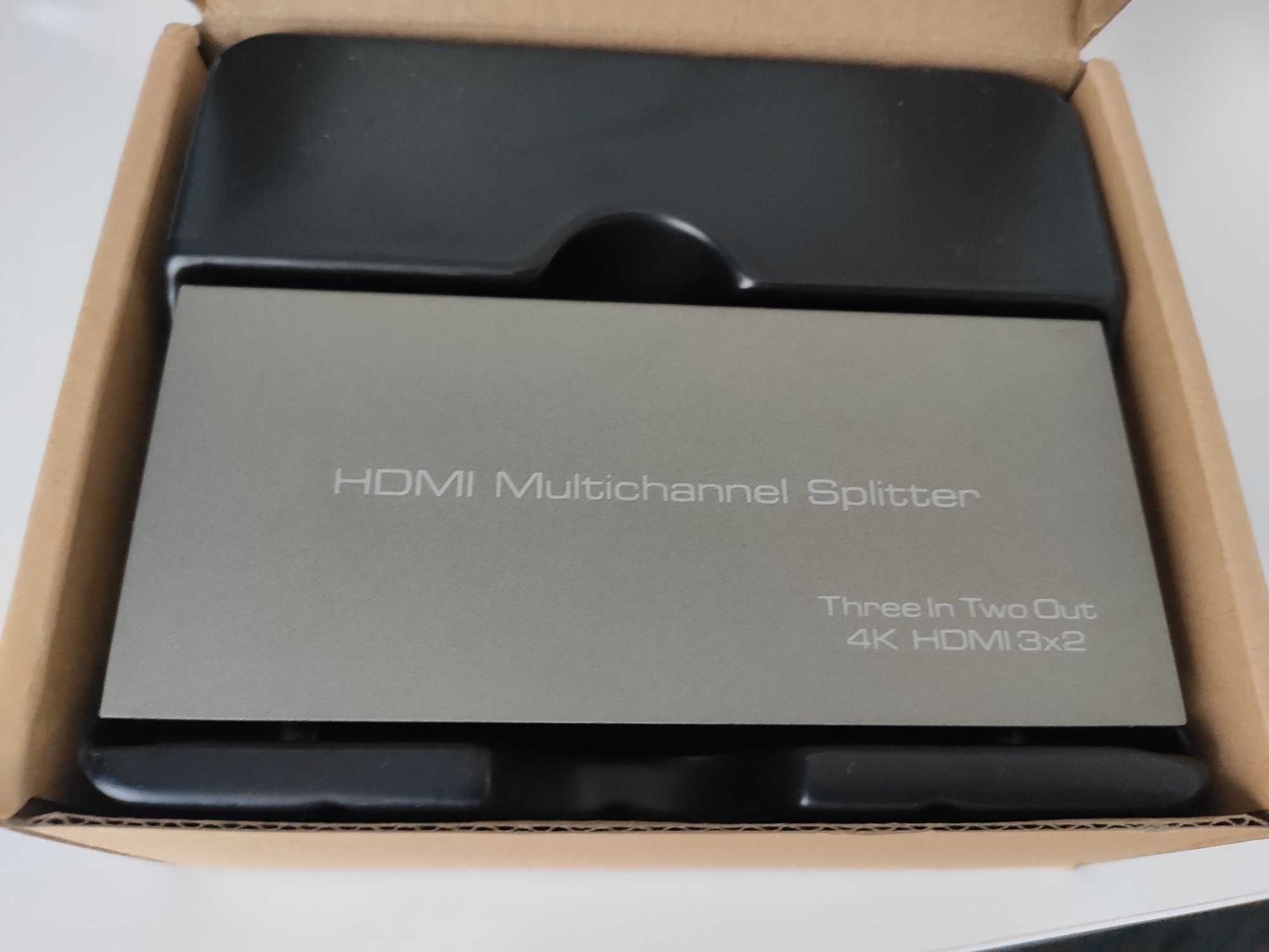 HDMI Multichannel splitter 4k HDMI 3x2