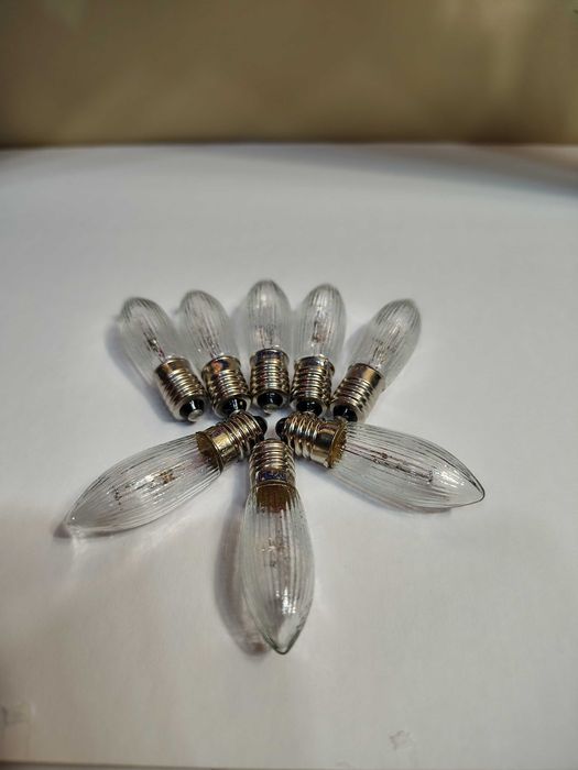 Żaróweczki do świeczników adwentowych E10 34w 3v 10 szt