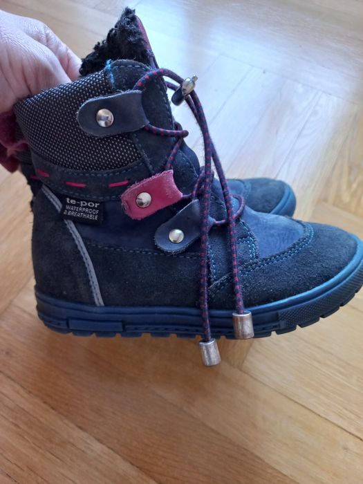 Buty buciki dla dziewczynki zimowe ocieplane 25