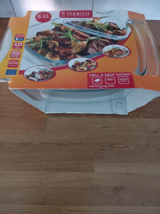 Naczynie żaroodporne Termisil duże do pieczenia mięs