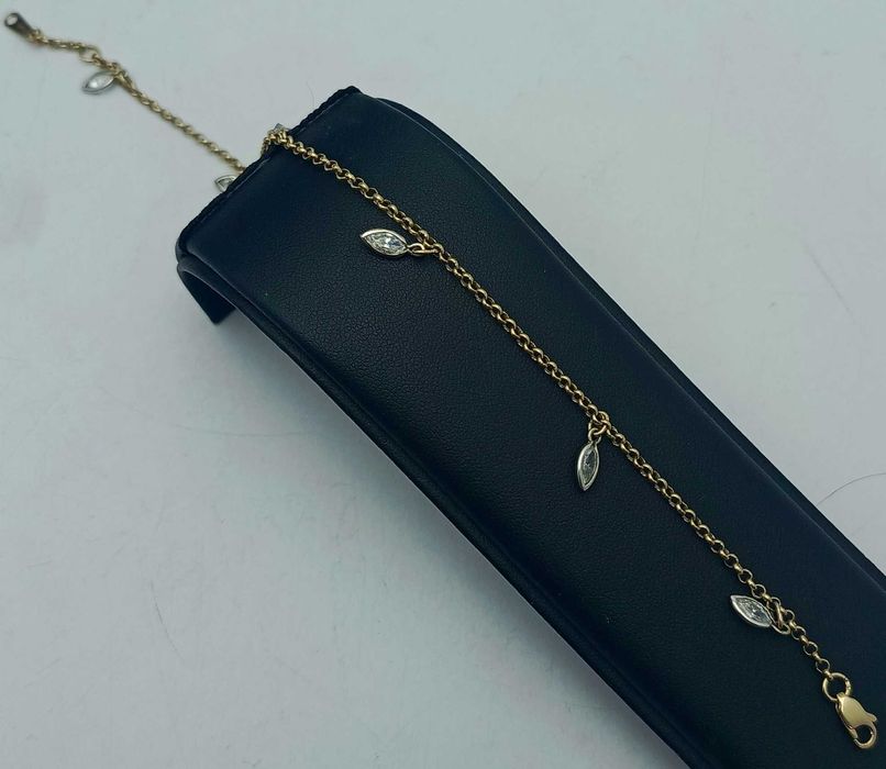 Piękna Złota Bransoletka 4,55g p585