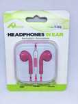 Auriculares Cor-de-rosa com microfone integrado - Jack 3.5mm - NOVO