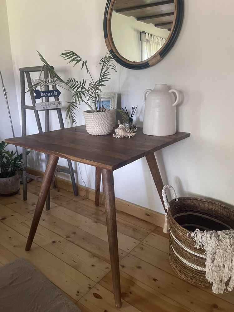Stół 90x90 styl skandynawski