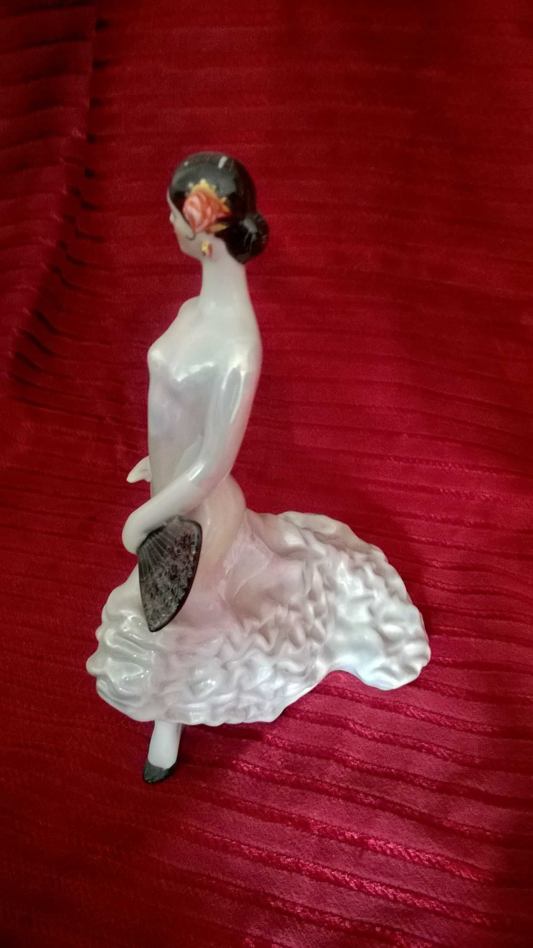 Figurka porcelanowa tancerka Carmen Hiszpanka ZSRR flamenco  porcelana