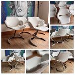 Boris Tabacoff Mobilier Modulaire Moderne krzesło Scimitar. Mid centur