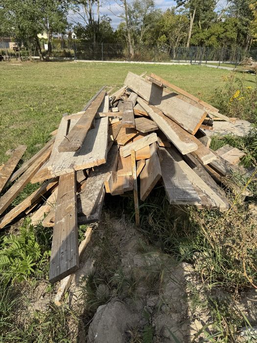 Deski szalunkowe, po szalunku