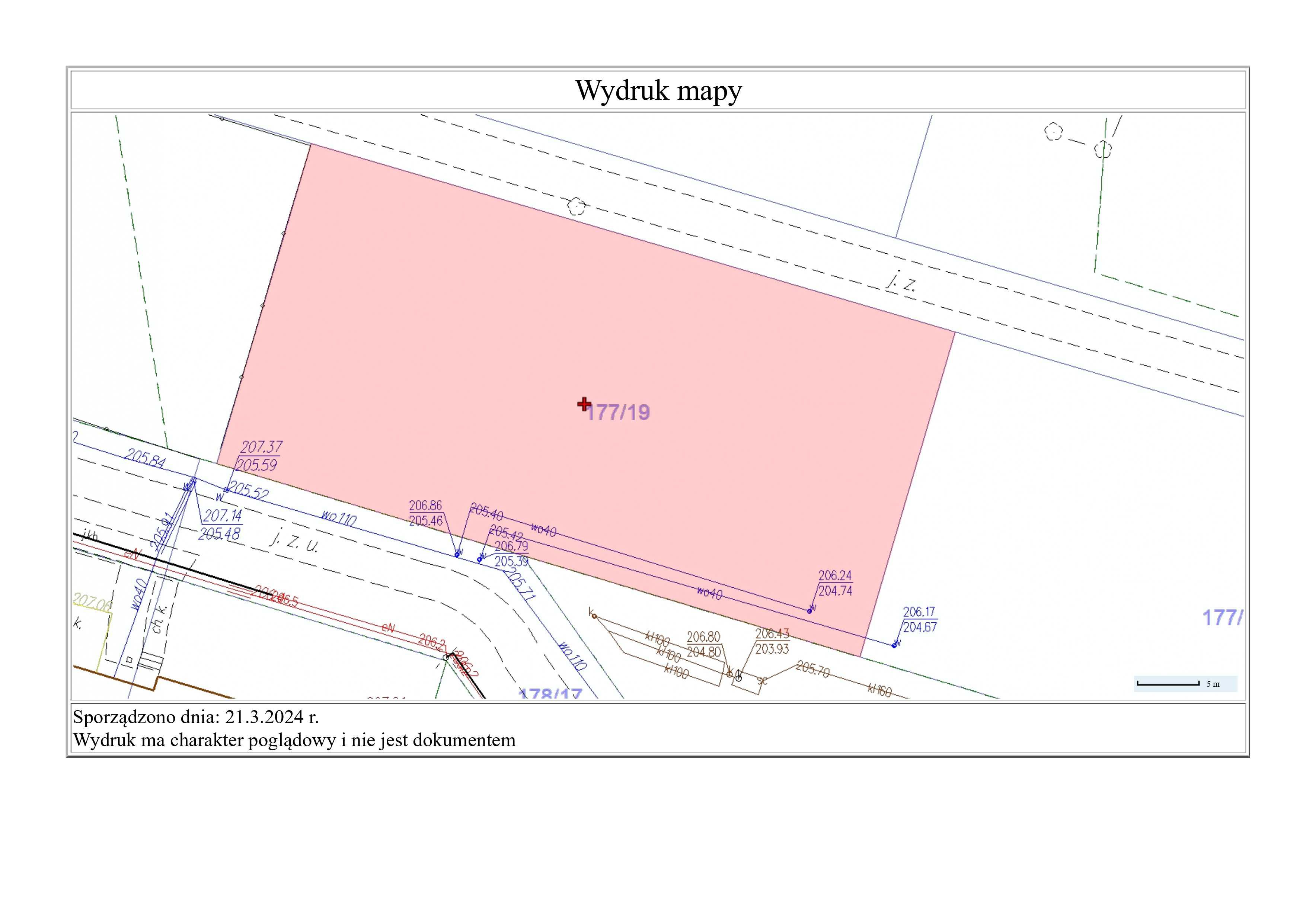 Sprzedam działkę Zawady 1500m2 Bełchatów prąd woda warunki